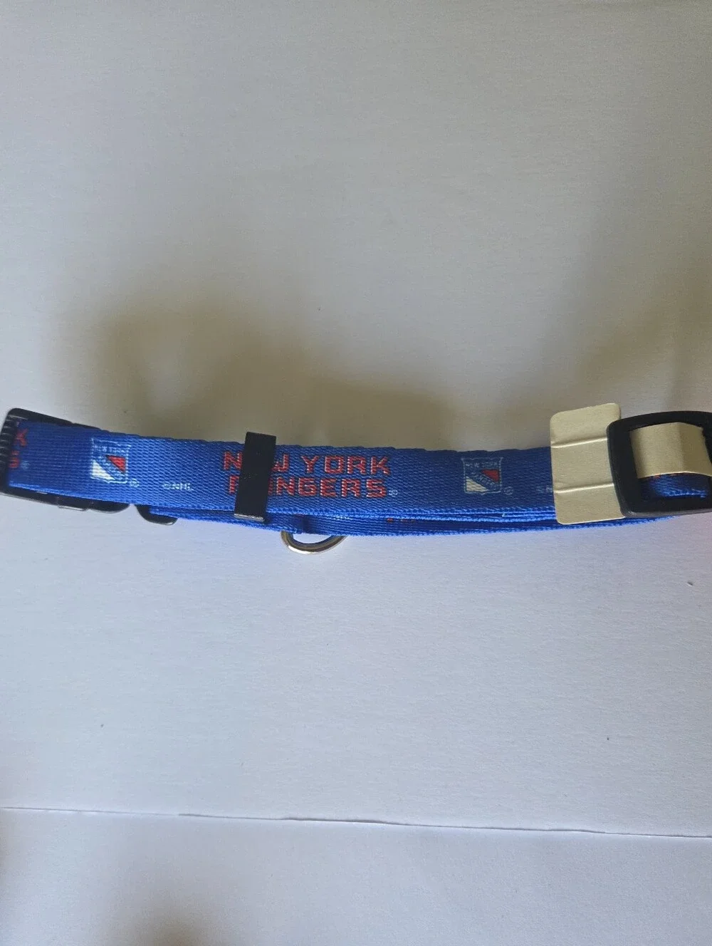 New York Rangers Dog Collar M Adjustable NHL Hockey Logo NWT